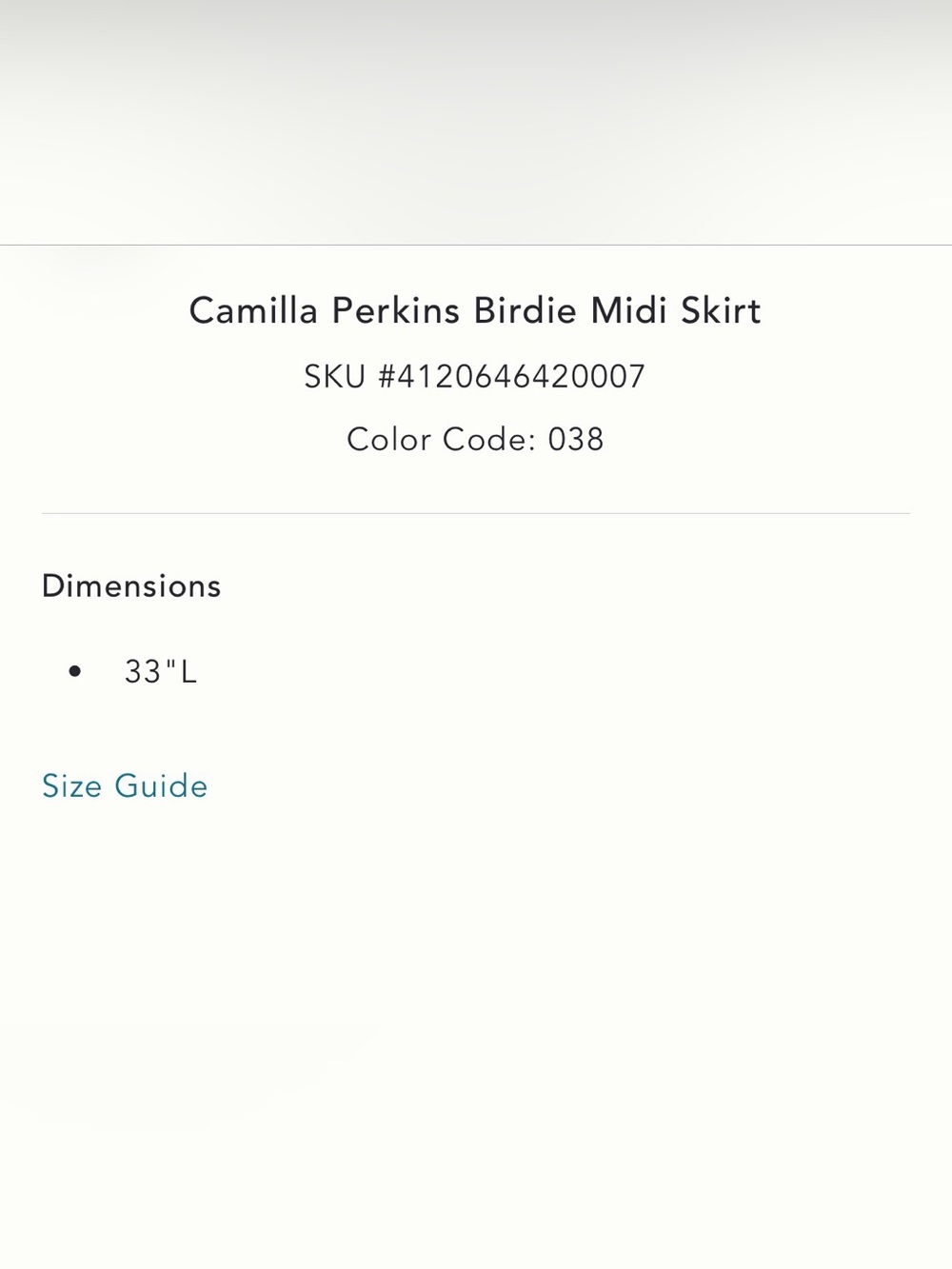 Camilla Perkins Birdie Midi Skirt ( 10) - Picture 9 of 10